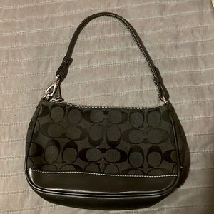 Black Coach shoulder bag
